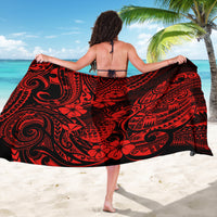 Hawaii Pineapple Sarong Polynesian Pattern Red Version LT01 - Polynesian Pride