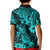 Hawaii Pineapple Kid Polo Shirt Polynesian Pattern Turquoise Version LT01 - Polynesian Pride