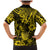 Hawaii Pineapple Family Matching Mermaid Dress and Hawaiian Shirt Polynesian Pattern Yellow Version LT01 - Polynesian Pride