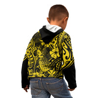 Hawaii Pineapple Kid Hoodie Polynesian Pattern Yellow Version LT01 - Polynesian Pride