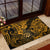 Hawaii Shaka Sign Rubber Doormat With Polynesian Hibiscus Gold Unique LT01 - Polynesian Pride