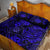 Hawaii Shaka Sign Quilt Bed Set With Polynesian Hibiscus Navy Blue Unique LT01 - Polynesian Pride