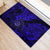 Hawaii Shaka Sign Rubber Doormat With Polynesian Hibiscus Navy Blue Unique LT01 - Polynesian Pride