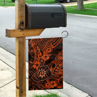 Hawaii Shaka Sign Garden Flag With Polynesian Hibiscus Orange Unique LT01 - Polynesian Pride