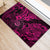 Hawaii Shaka Sign Rubber Doormat With Polynesian Hibiscus Pink Unique LT01 - Polynesian Pride