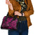 Hawaii Shaka Sign Shoulder Handbag With Polynesian Hibiscus Pink Unique LT01 - Polynesian Pride