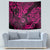 Hawaii Shaka Sign Tapestry With Polynesian Hibiscus Pink Unique LT01 - Polynesian Pride