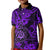Hawaii Shaka Sign Kid Polo Shirt Polynesian Pattern Purple Version LT01 Kid Purple - Polynesian Pride
