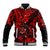 Hawaii Shaka Sign Baseball Jacket Polynesian Pattern Red Version LT01 Unisex Red - Polynesian Pride