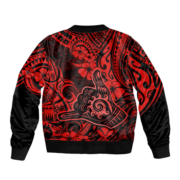 Hawaii Shaka Sign Wearable Blanket Hoodie Gold Version LT9 main image 1