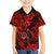 Hawaii Shaka Sign Kid Hawaiian Shirt Polynesian Pattern Red Version LT01 Kid Red - Polynesian Pride