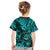 Hawaii Shaka Sign Kid T Shirt Polynesian Pattern Turquoise Version LT01 - Polynesian Pride