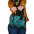 Hawaii Shaka Sign Shoulder Handbag Polynesian Pattern Turquoise Version LT01 One Size Turquoise - Polynesian Pride