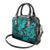 Hawaii Shaka Sign Shoulder Handbag Polynesian Pattern Turquoise Version LT01 - Polynesian Pride