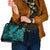 Hawaii Shaka Sign Shoulder Handbag Polynesian Pattern Turquoise Version LT01 - Polynesian Pride