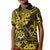Hawaii Shaka Sign Kid Polo Shirt Polynesian Pattern Yellow Version LT01 Kid Yellow - Polynesian Pride