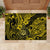 Hawaii Shaka Sign Rubber Doormat Polynesian Pattern Yellow Version LT01 - Polynesian Pride
