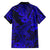 Hawaii Shark Family Matching Summer Maxi Dress and Hawaiian Shirt Polynesian Pattern Navy Blue Version LT01 - Polynesian Pride