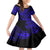 Hawaii Shark Kid Short Sleeve Dress Polynesian Pattern Navy Blue Version LT01 KID Blue - Polynesian Pride