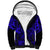 Hawaii Shark Sherpa Hoodie Polynesian Pattern Navy Blue Version LT01 Unisex Blue - Polynesian Pride