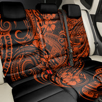 Hawaii Shark Back Car Seat Cover Polynesian Pattern Orange Version LT01 - Polynesian Pride