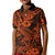 Hawaii Shark Kid Polo Shirt Polynesian Pattern Orange Version LT01 Kid Orange - Polynesian Pride
