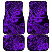 Hawaii Shark Car Mats Polynesian Pattern Purple Version LT01 Purple - Polynesian Pride