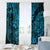 Hawaii Shark Window Curtain Polynesian Pattern Sky Blue Version LT01 - Polynesian Pride