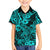 Hawaii Shark Family Matching Summer Maxi Dress and Hawaiian Shirt Polynesian Pattern Turquoise Version LT01 Son's Shirt Turquoise - Polynesian Pride