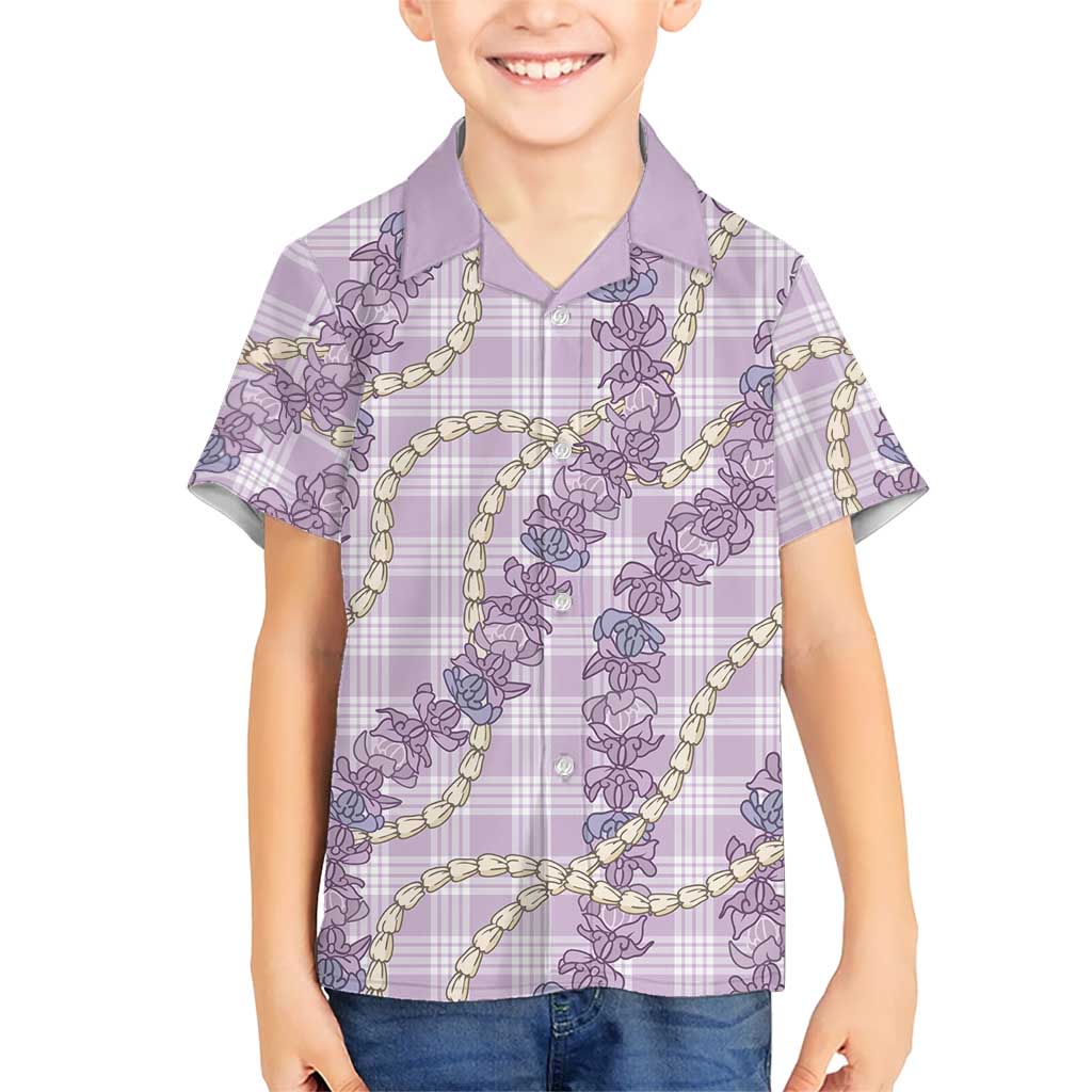 Pua Kalaunu Lei Family Matching Short Sleeve Bodycon Dress and Hawaiian Shirt Palaka Pattern