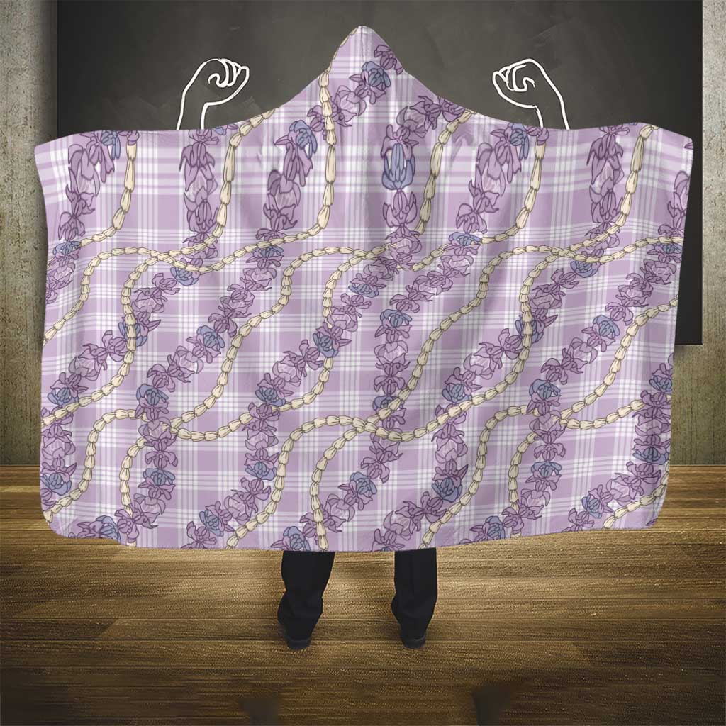 Pua Kalaunu Lei Hooded Blanket Palaka Pattern LT01 - Polynesian Pride
