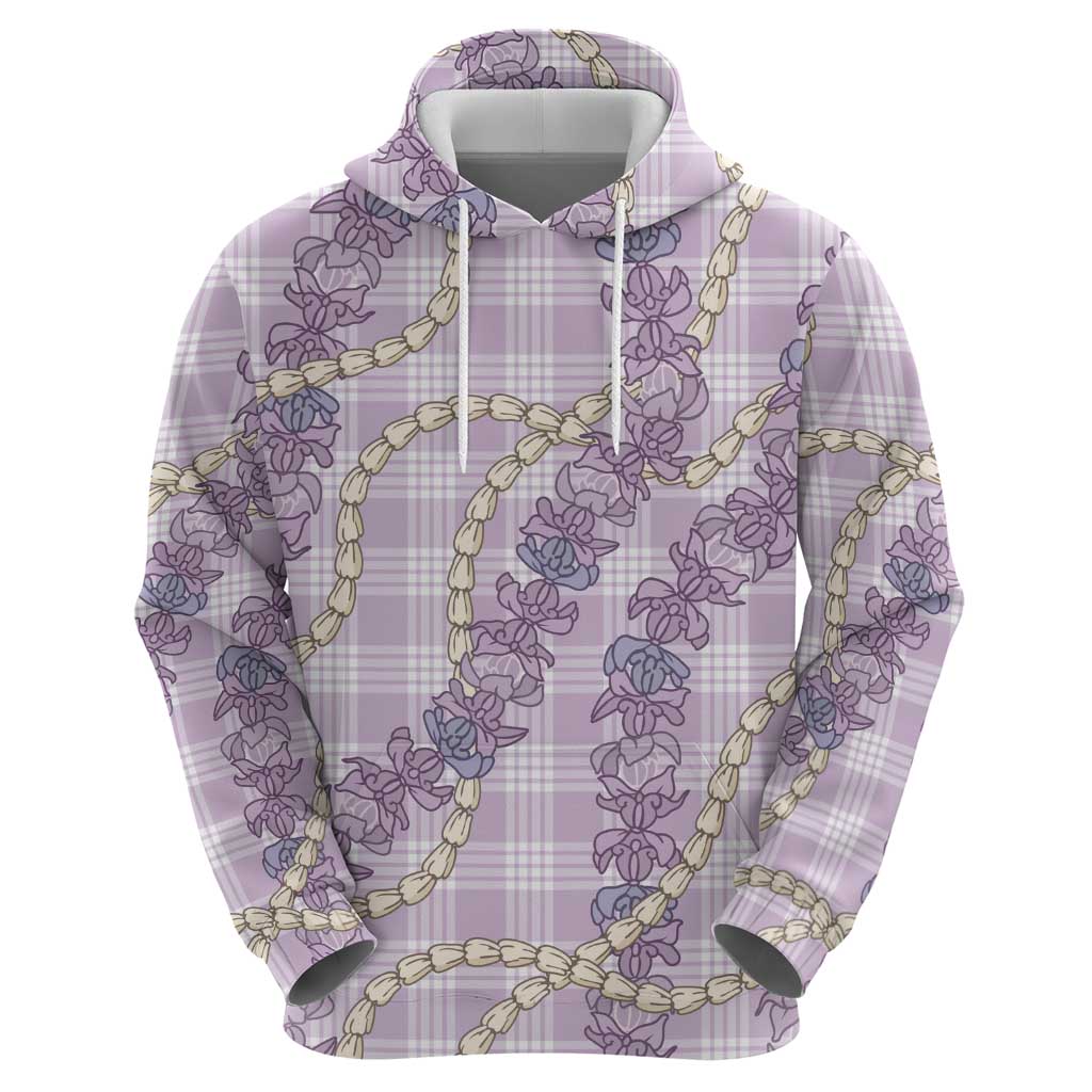 Pua Kalaunu Lei Hoodie Palaka Pattern LT01 - Polynesian Pride