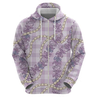 Pua Kalaunu Lei Hoodie Palaka Pattern LT01 - Polynesian Pride
