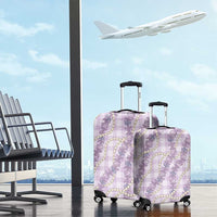 Pua Kalaunu Lei Luggage Cover Palaka Pattern LT01 - Polynesian Pride