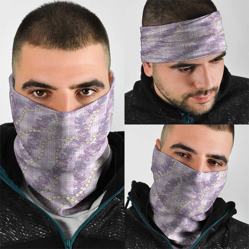 Pua Kalaunu Lei Neck Gaiter Palaka Pattern