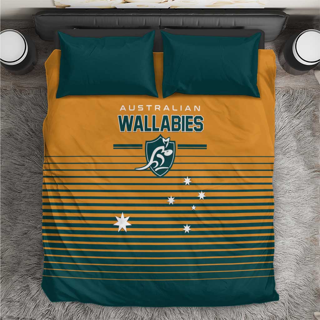 Rugby Australia Bedding Set Junior Wallabies Go Champions LT01 Yellow - Polynesian Pride
