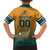 Custom Rugby Australia Family Matching Summer Maxi Dress and Hawaiian Shirt Junior Wallabies Go Champions