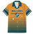 Custom Rugby Australia Family Matching Summer Maxi Dress and Hawaiian Shirt Junior Wallabies Go Champions