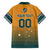 Custom Rugby Australia Family Matching Summer Maxi Dress and Hawaiian Shirt Junior Wallabies Go Champions
