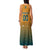 Custom Rugby Australia Family Matching Tank Maxi Dress and Hawaiian Shirt Junior Wallabies Go Champions