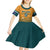 Custom Rugby Australia Kid Short Sleeve Dress Junior Wallabies Go Champions