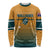 Custom Rugby Australia Long Sleeve Shirt Junior Wallabies Go Champions