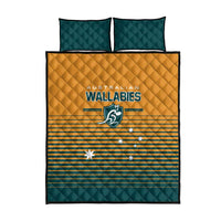Rugby Australia Quilt Bed Set Junior Wallabies Go Champions