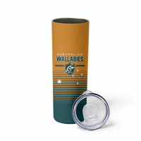 Custom Rugby Australia Skinny Tumbler Junior Wallabies Go Champions