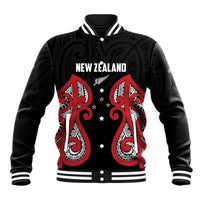 Custom Rugby New Zealand Baseball Jacket Baby Black Go Champions