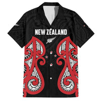 Custom Rugby New Zealand Family Matching Off Shoulder Maxi Dress and Hawaiian Shirt Baby Black Go Champions