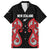 Custom Rugby New Zealand Family Matching Short Sleeve Bodycon Dress and Hawaiian Shirt Baby Black Go Champions