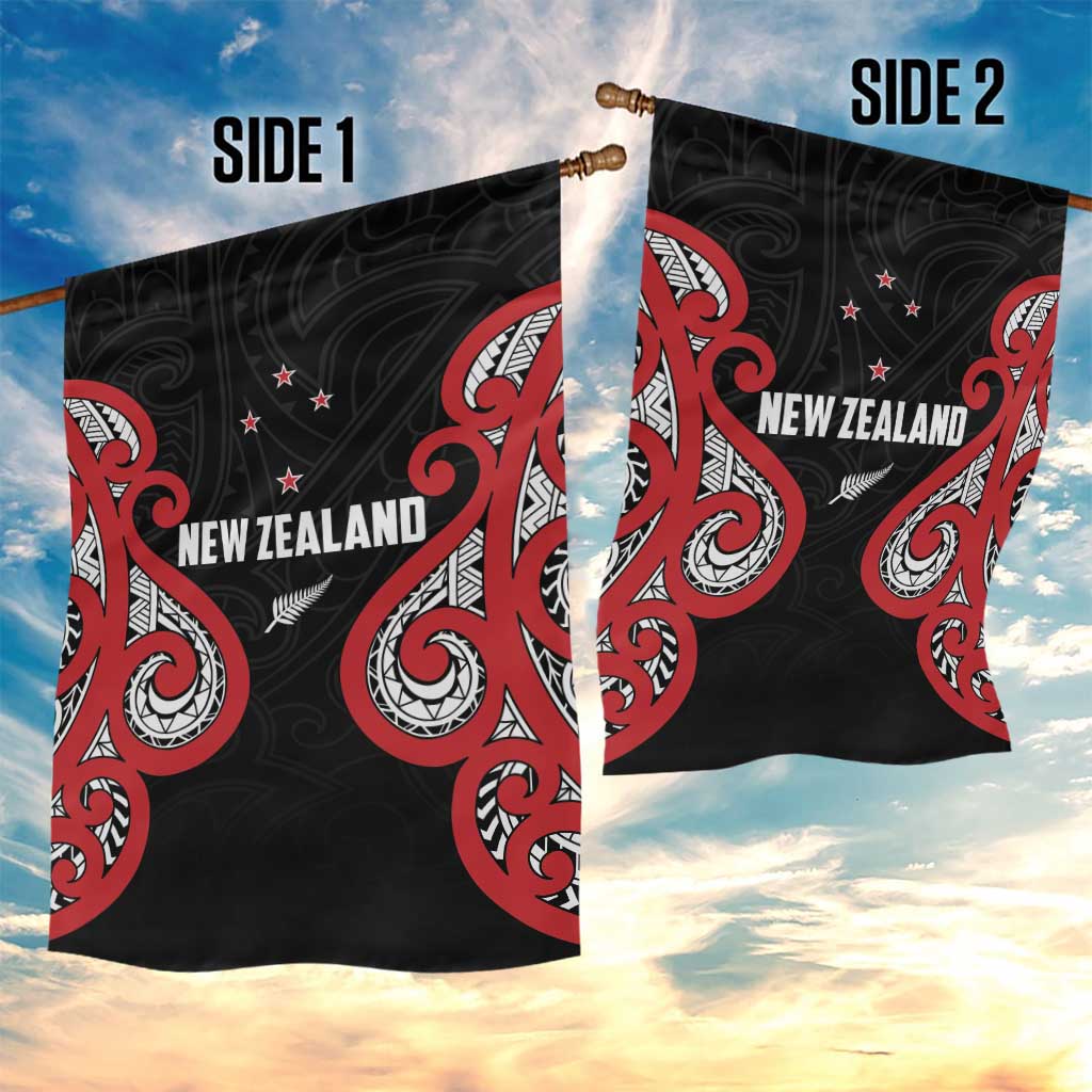 Rugby New Zealand Garden Flag Baby Black Go Champions