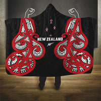 Rugby New Zealand Hooded Blanket Baby Black Go Champions