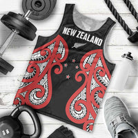Custom Rugby New Zealand Men Tank Top Baby Black Go Champions